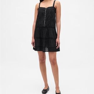 Black Polka Dot Spaghetti Strap Dress